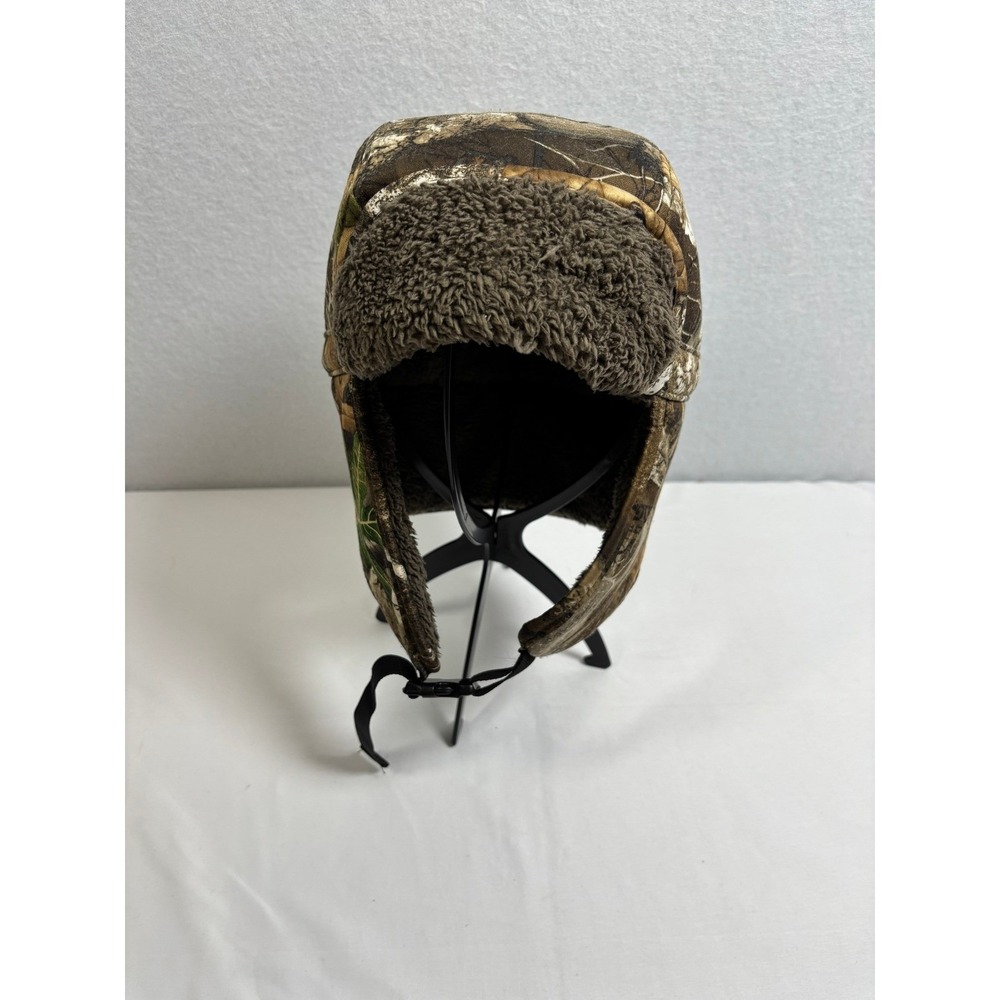 Realtree Edge Camo Trapper Hat Mens Fleece Lined Hunting Earflap Cap 7057RT
